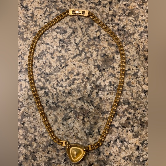 Swarovski Costume Jewelry Gold Tone Necklace - Picture 3 of 5